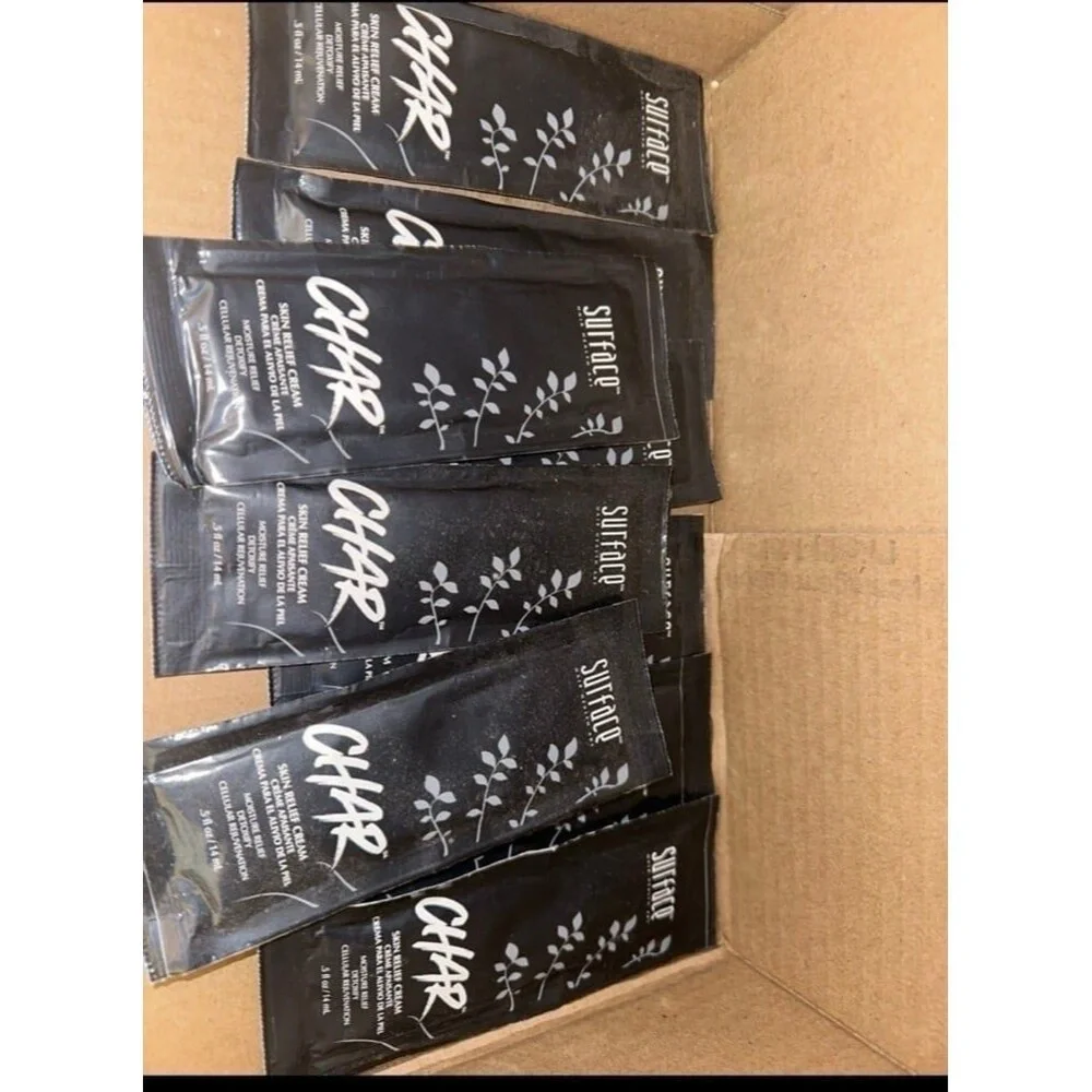 Surface char skin relief sample packs travel hair care‎